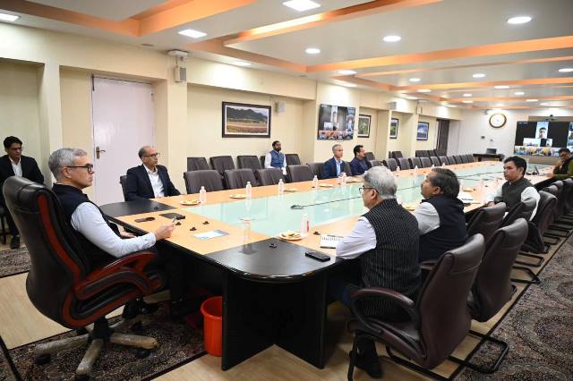 J&K CM Omar Abdullah Chaired a high-level review meeting to assess Border situation