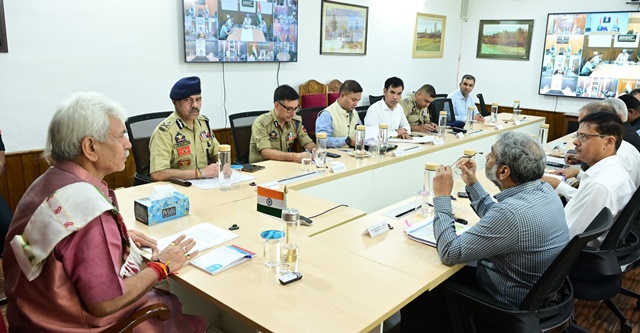   JK LG chairs high-level meeting, discusses issues of Terror victim families