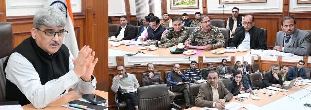  CS Dulloo reviews progress of major highways and tunnels across J&K