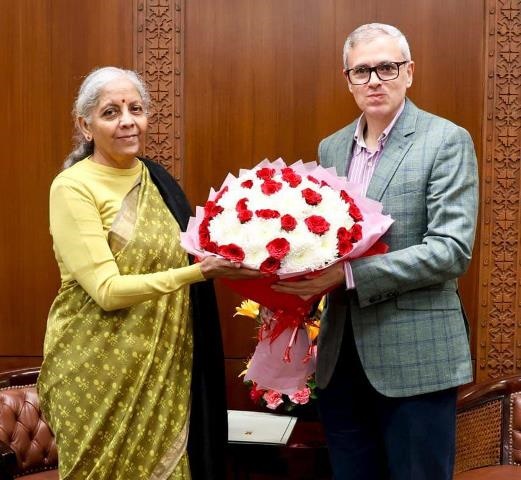 JK CM Omar Abdullah meets Union Finance Minister