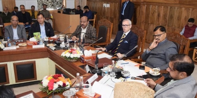 CM Omar Abdullah reviews developmental progress