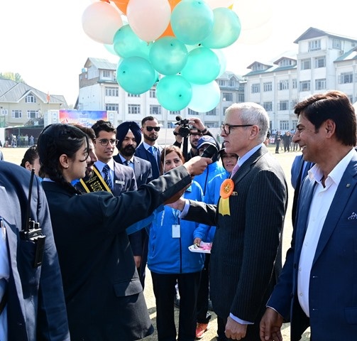 CM Omar Abdullah inaugurates Annual Sports Day at Doon School Srinagar