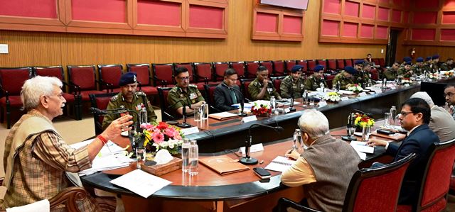  Lieutenant Governor chairs a high-level meeting to review the security situation in Jammu Division