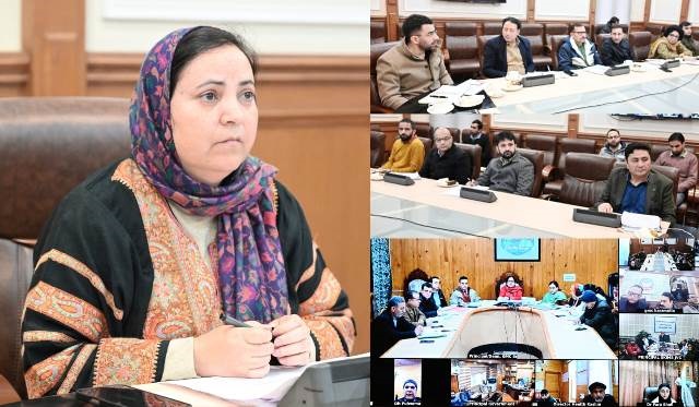 Sakeena Itoo reviews cleanliness, sanitation measures in GMCs, District Hospitals